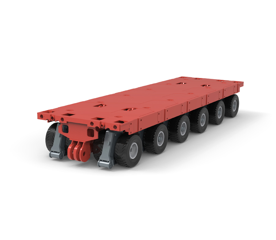 Transportor modular autopropulsat KTSP-6 cu 6 axe (SPMT)
