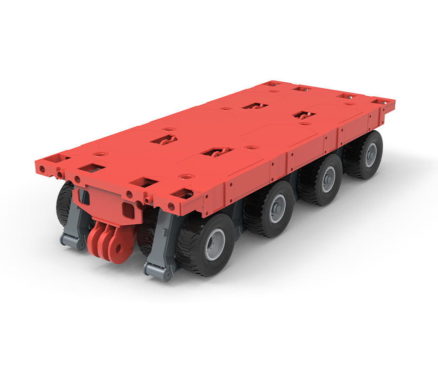 Transportor modular autopropulsat KTSP-4 cu 4 axe (SPMT)